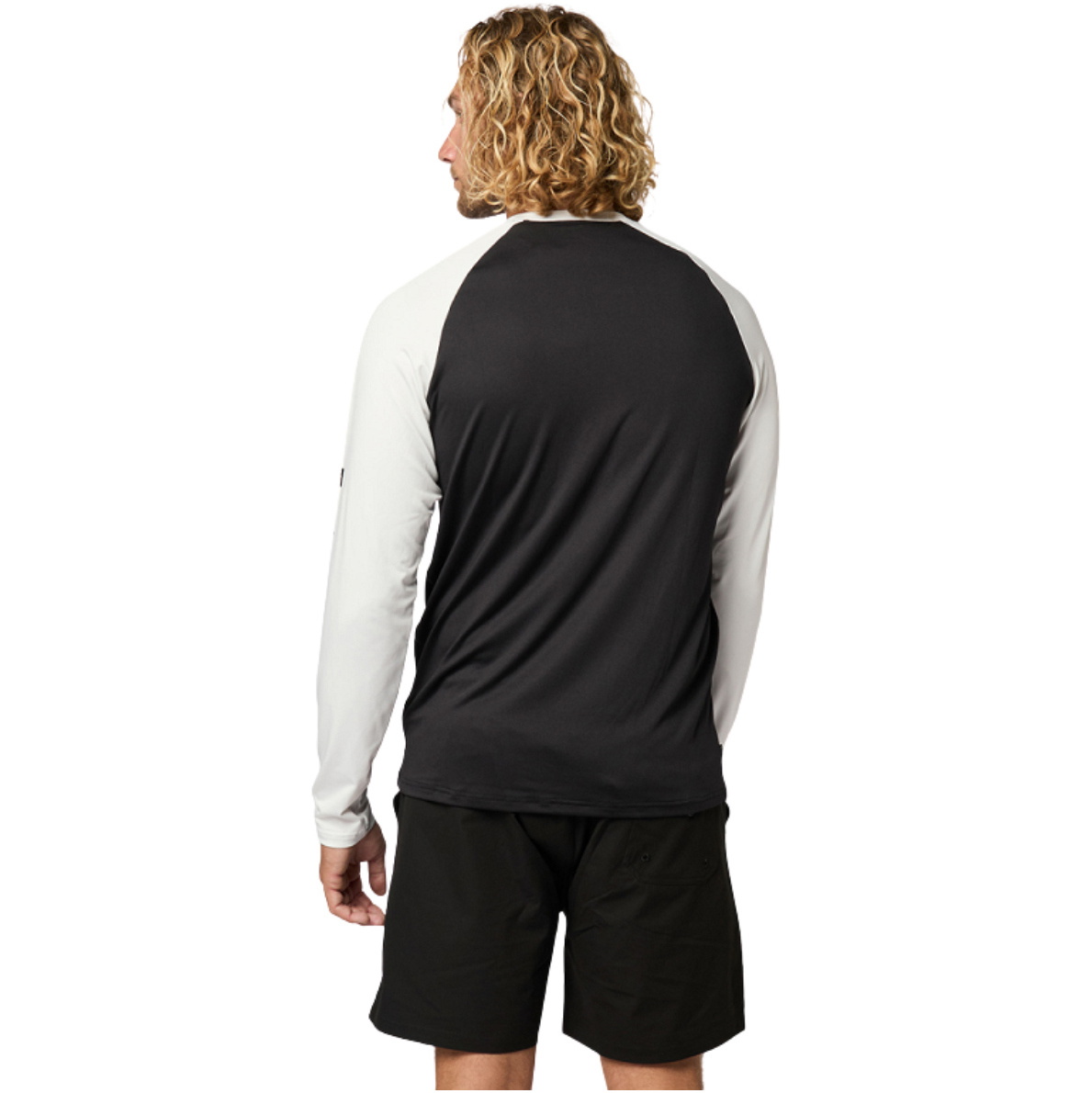 2025 Mystic Herre Bolt Langærmet Quickdry Tee 35001.240157 - Black / White